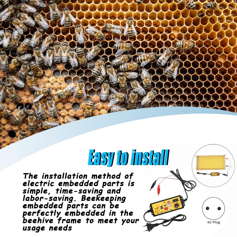 Beehive Frame Wax - Cadre de ruche ABMS pour cadres